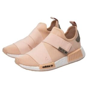 Adidas Originals Women`s NMD R1 Strap Sneakers Shoes in Halo Blush